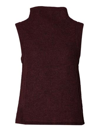 Wooly Etwendy Vest Dark Cherry
